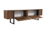 Hanah Home Soporte para TV Serenity - Nogal y Negro